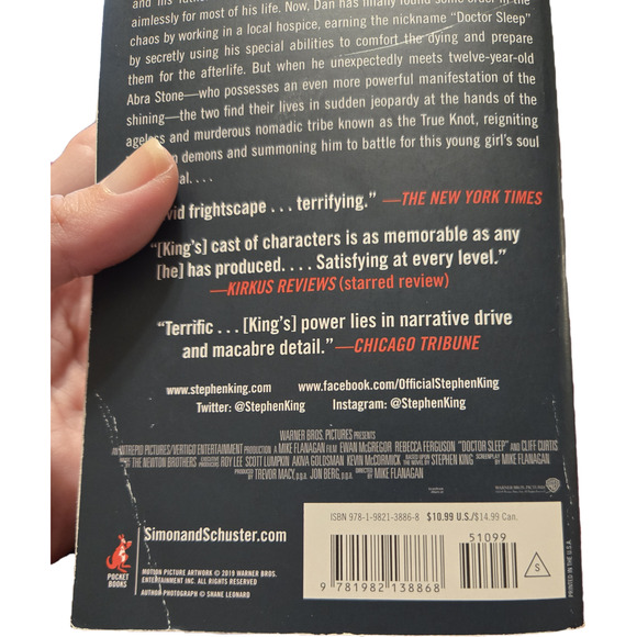 Doctor sleep by Stephen King 9781982138868 pocket books - Picture 8 of 8